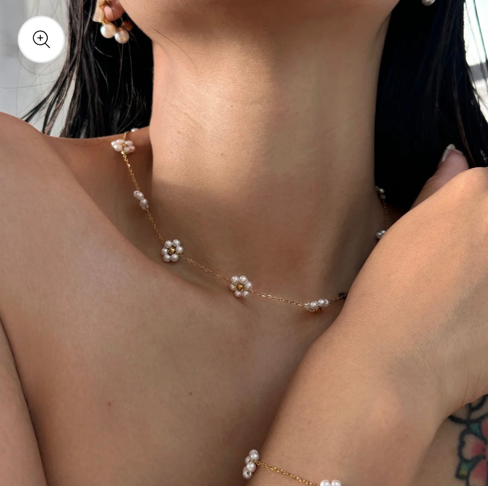 Pearl flower set ✨🌸