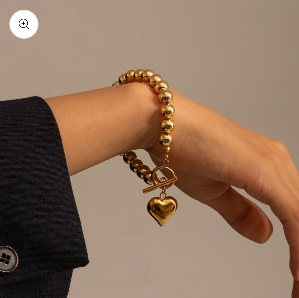 Gold Heart 💛 Bracelets