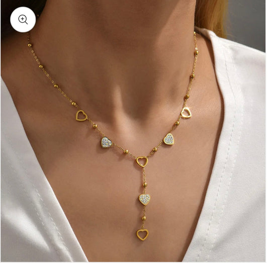 🤍 Beautiful Necklace Heart.